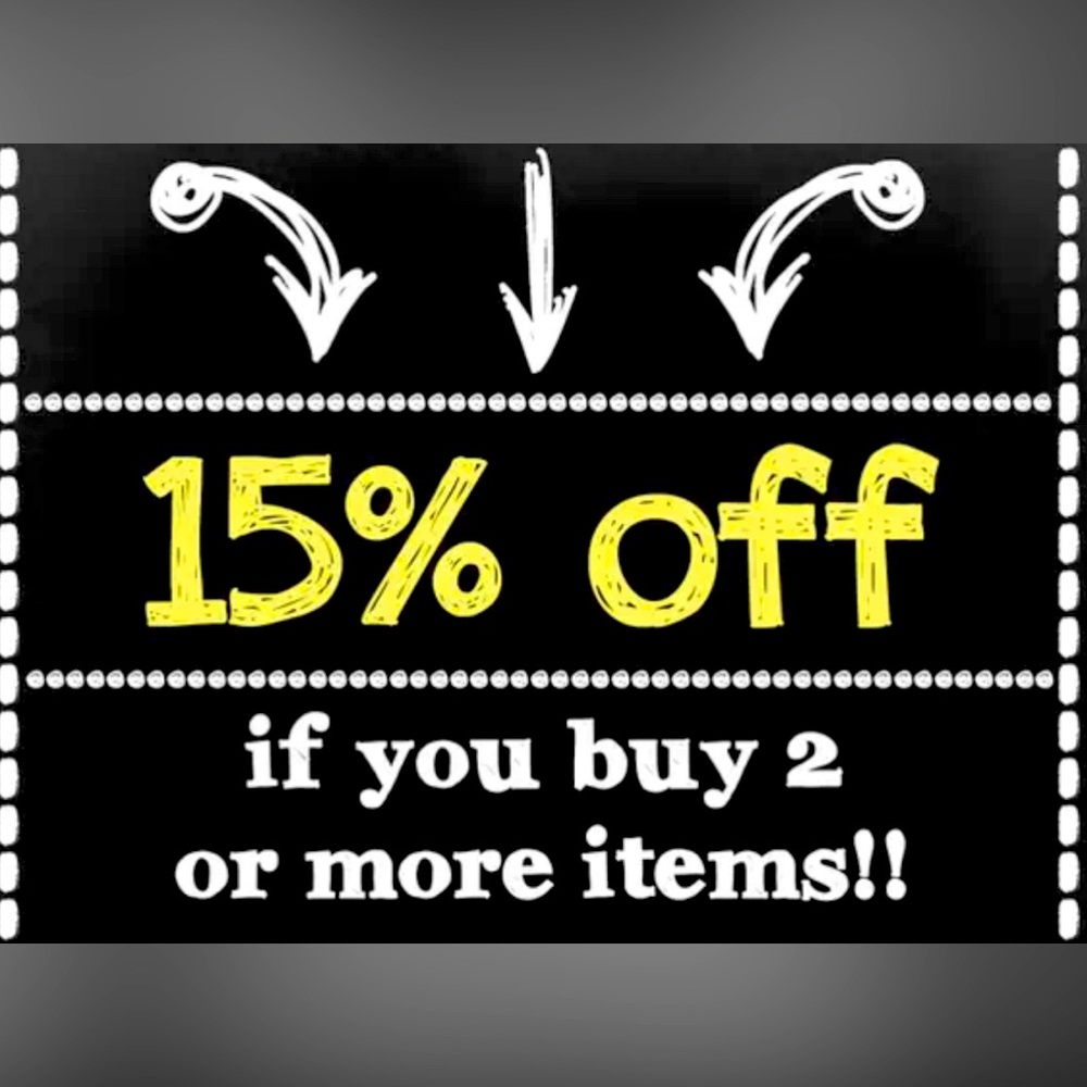 🤩BUNDLE 2 or MORE items and SAVE!!🤩